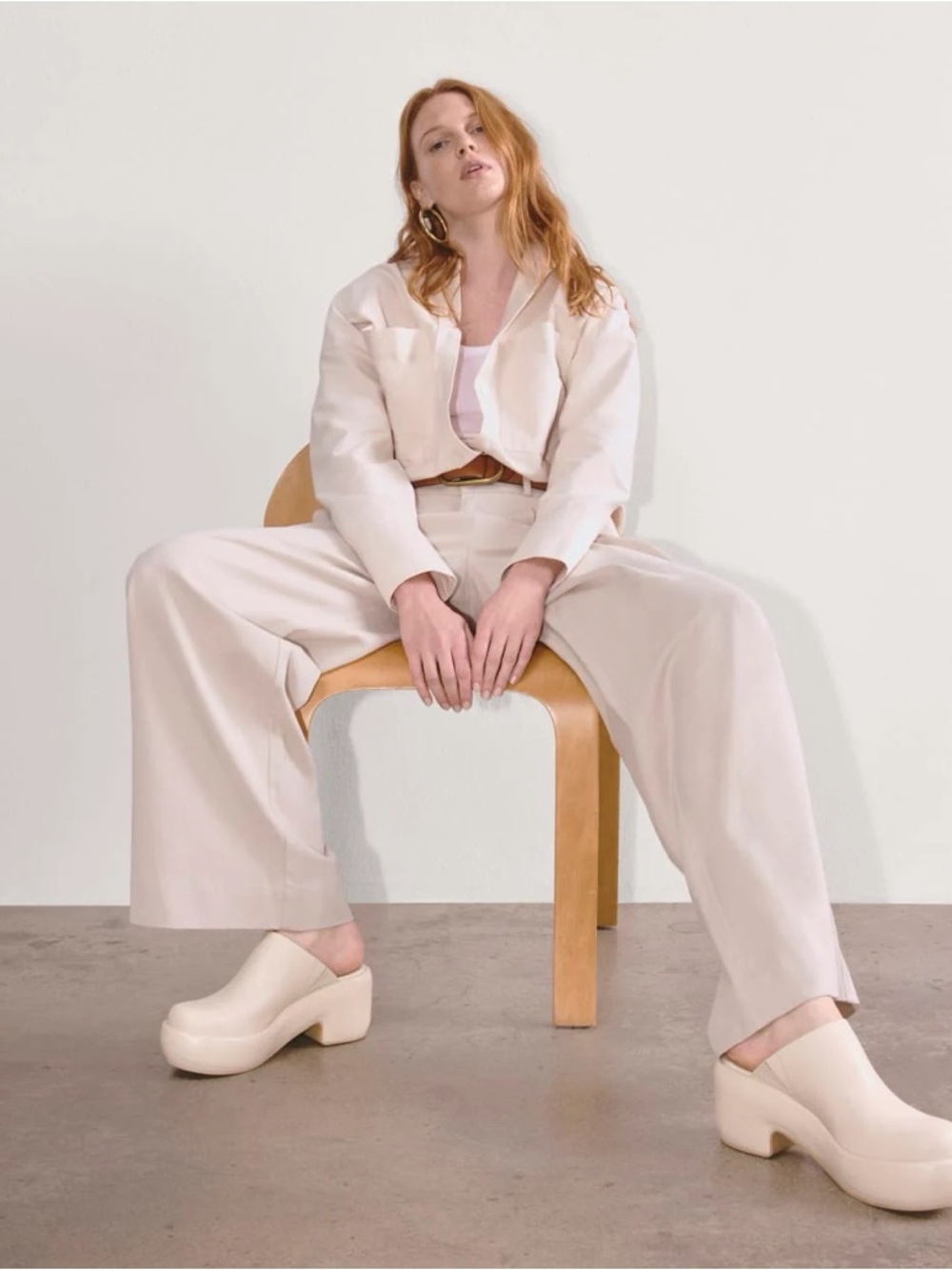 NWT Everlane The Boxy Oxford XS Whisper Pink - Picture 6 of 12